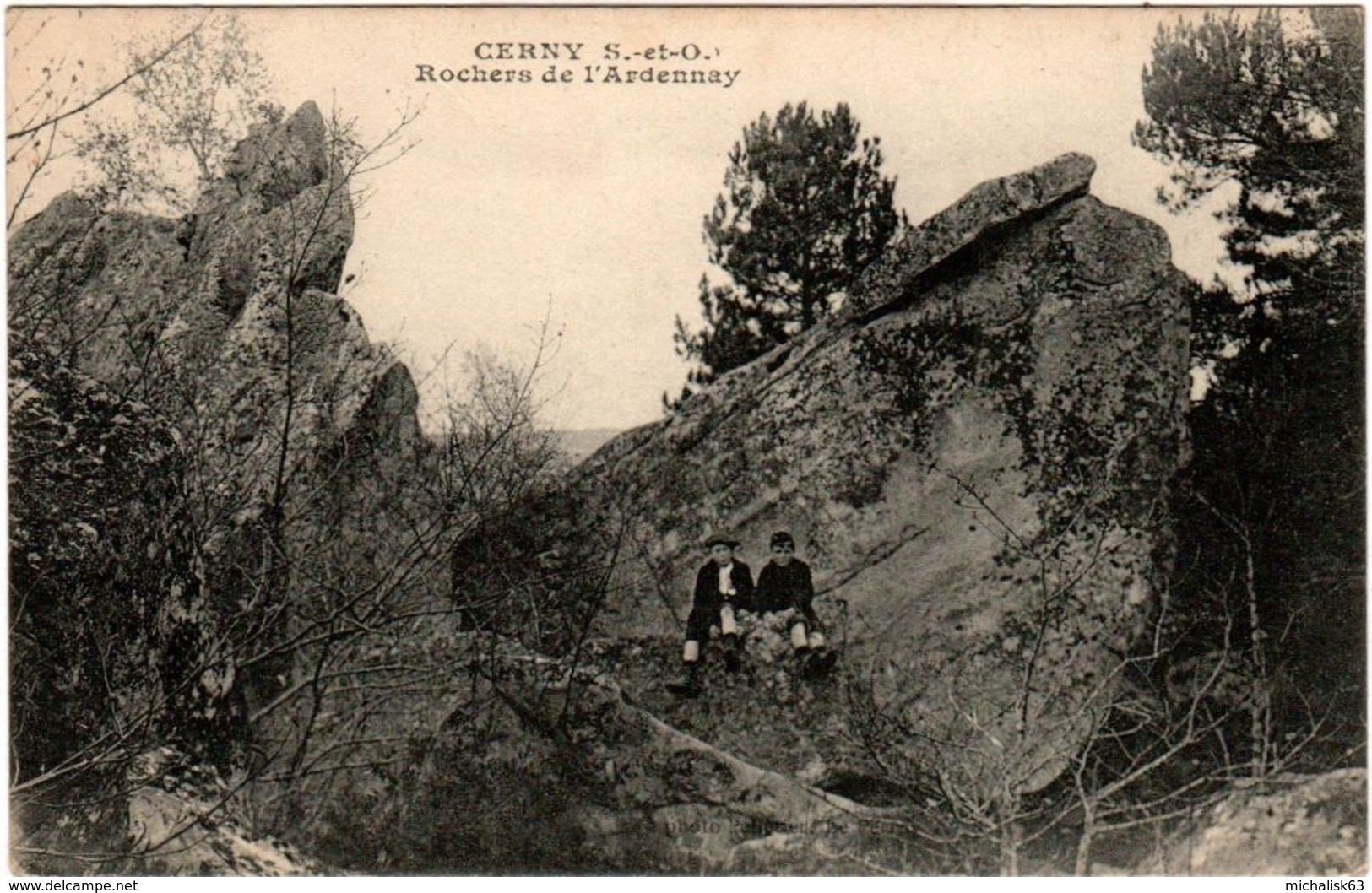 4SZ 837.  CERNY - ROCHERS DE L' ARDENNAY - Altri & Non Classificati