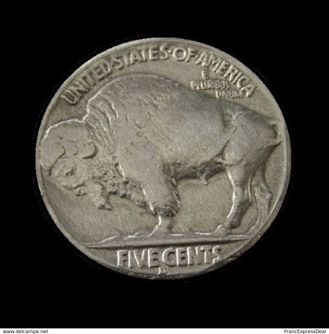 REPRODUCTION Hobo - Nickel Five Cents Buffalo 1937 D ( Ref 1 ) - Autres & Non Classés