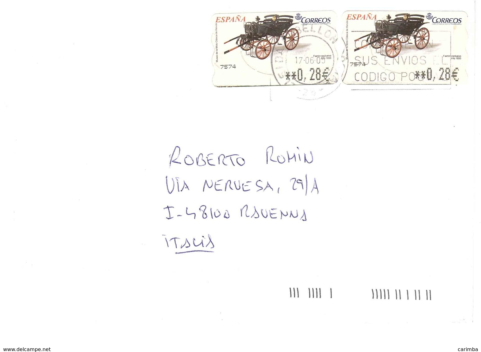 LETTERA X ITALY - Storia Postale