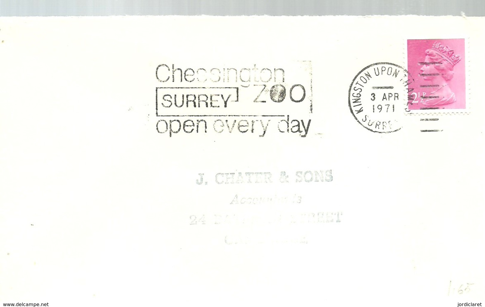 POSTMARKET 1971   KINGTON UPON  HAMES   SURREY - Storia Postale