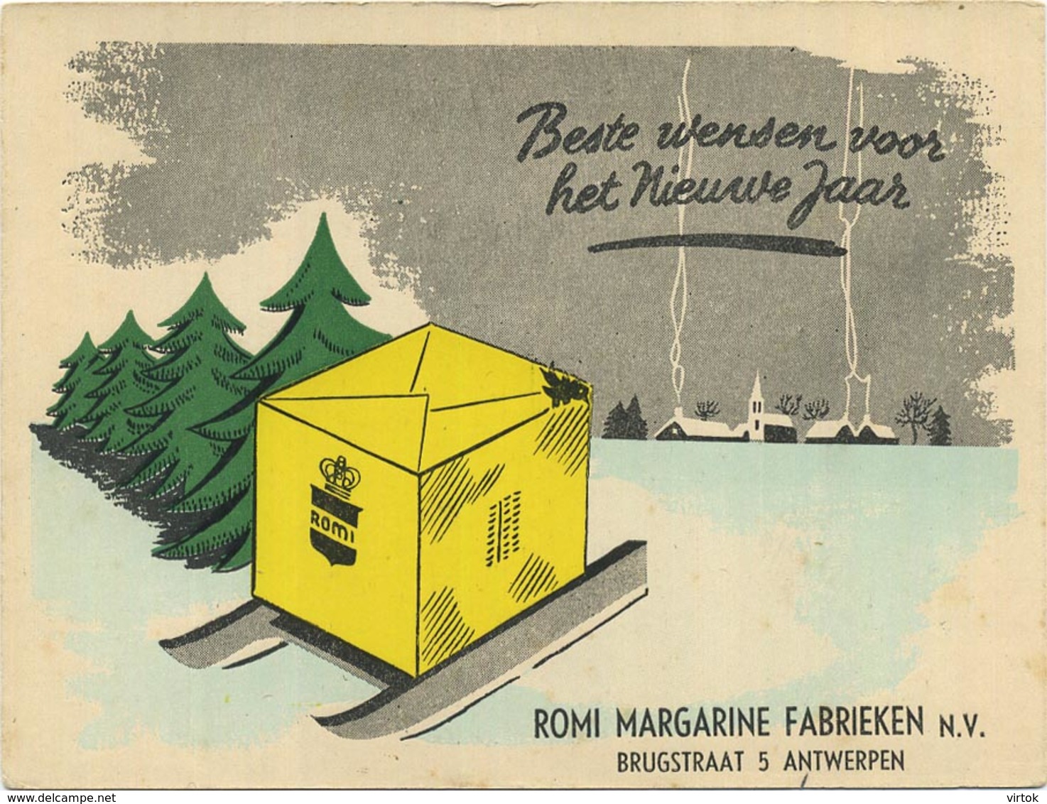 ROMI Margarine Fabrieken : Antwerpen     15 X 11.5 Cm  (  See Scan For Detail ) - Produits Laitiers