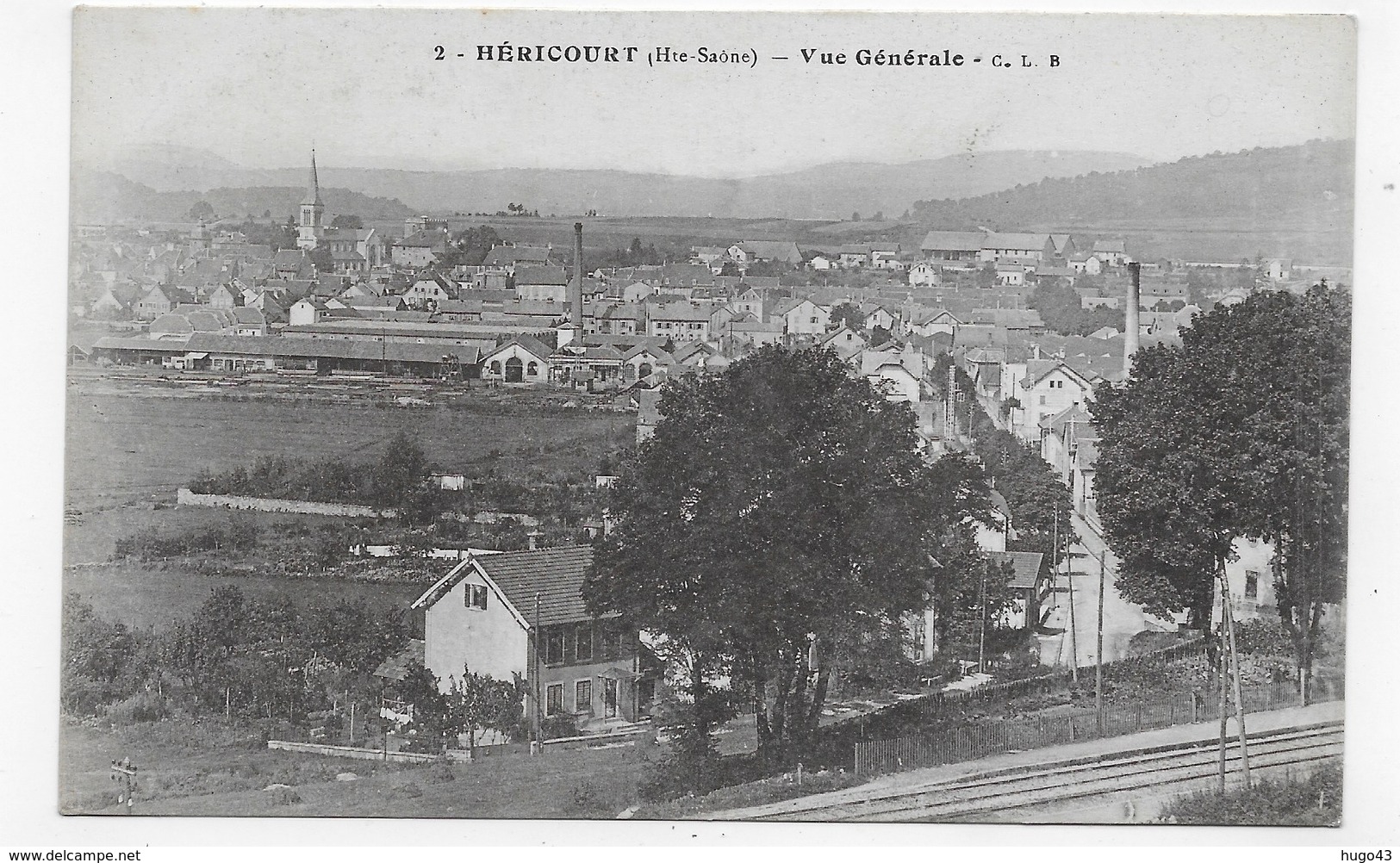 HERICOURT - N° 2 - VUE GENERALE - Ed. C.L.B. A BESANCON - CPA NON VOYAGEE - Altri & Non Classificati