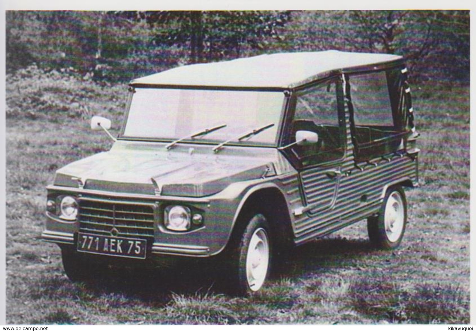 CARTE POSTALE VOITURE CITROEN MEHARI DE 1976 -  10X15 CM - PKW