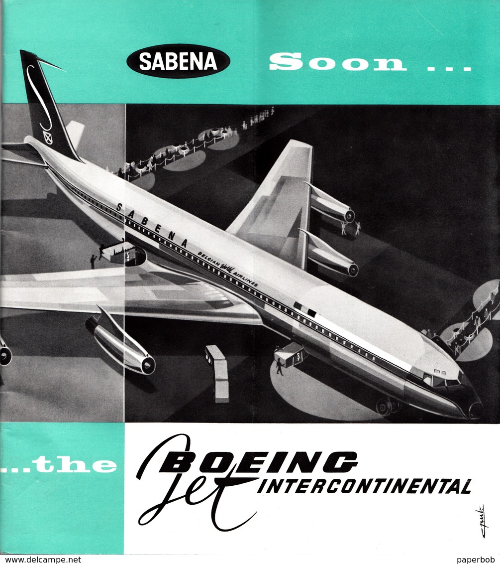 AIRPLANE , SABENA , BELGIUM 1959 , 60 Pages - Europe