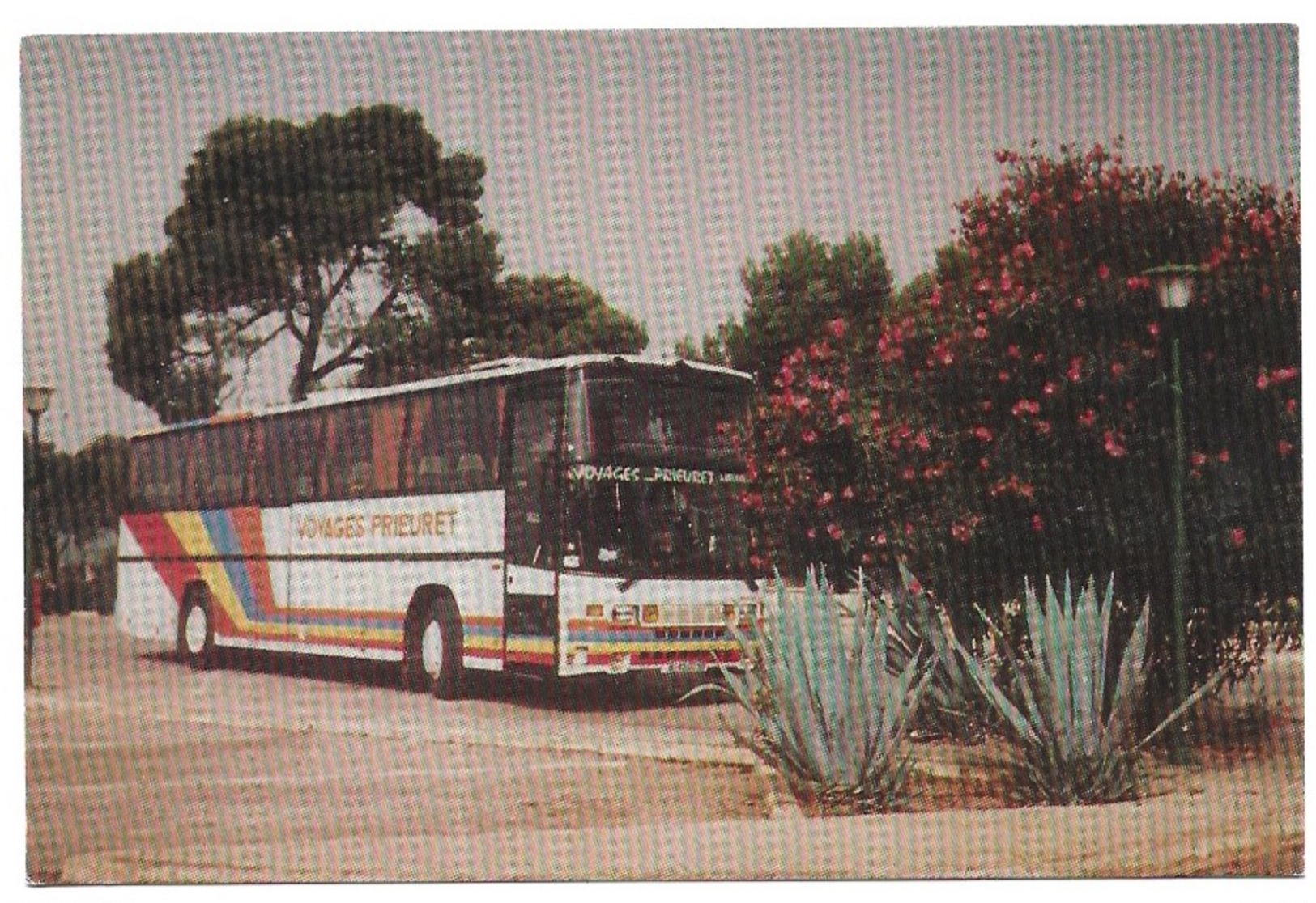 Libourne Rare Publicité Voyages Et Transports Prieuret Autobus - Libourne