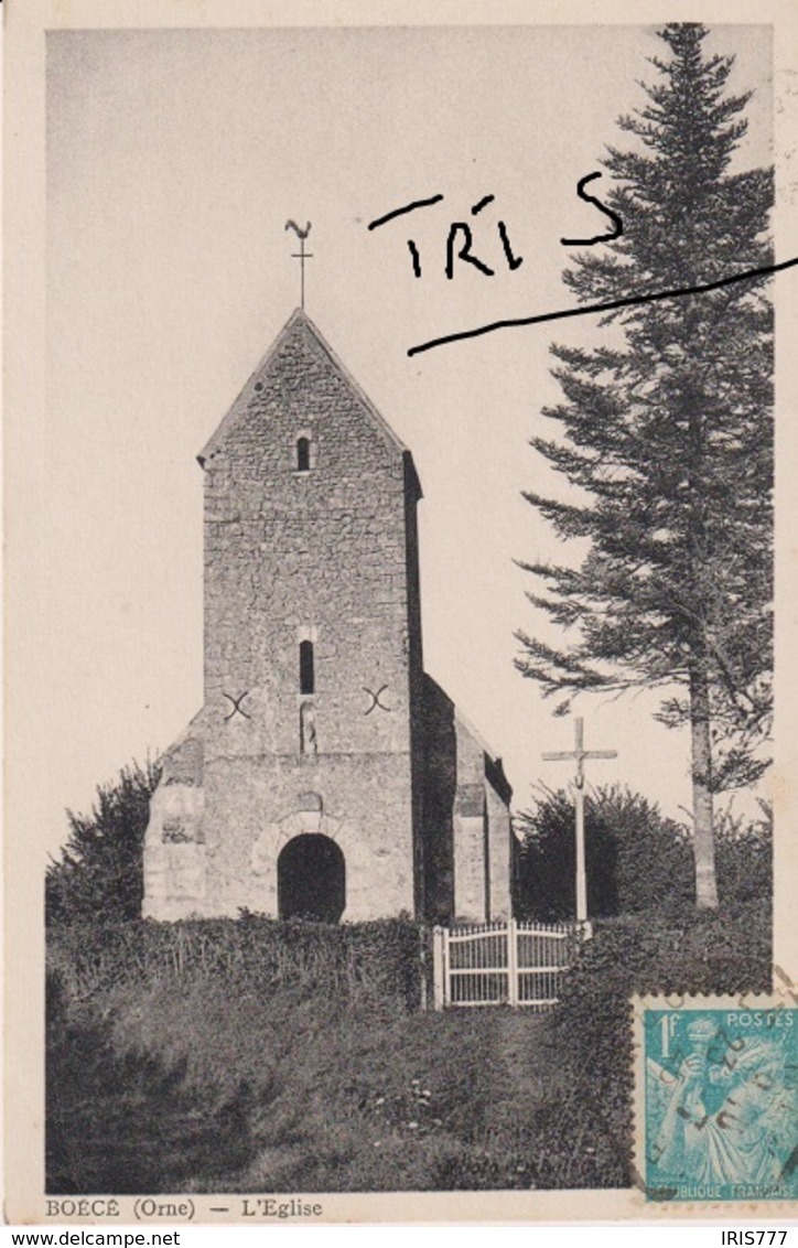 E62 - BOECE (orne) - EGLISE - Autres & Non Classés