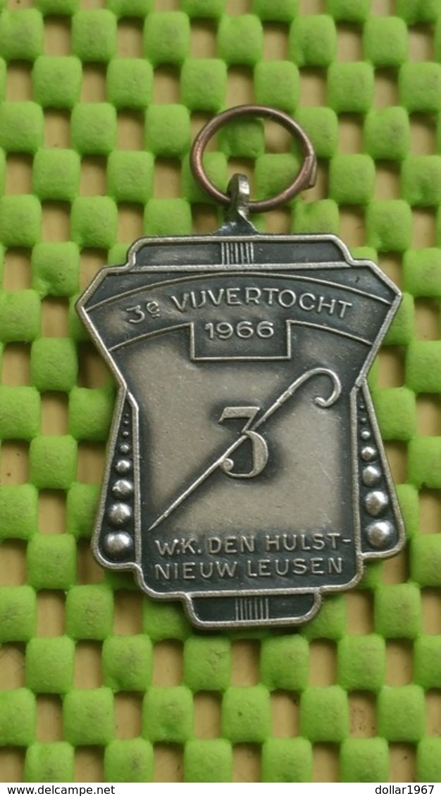 Medaille / Medal - Medaille - 3 E. Vijvertocht 1966-W.K Hust .Nieuw Leusen - The Netherlands - Andere & Zonder Classificatie