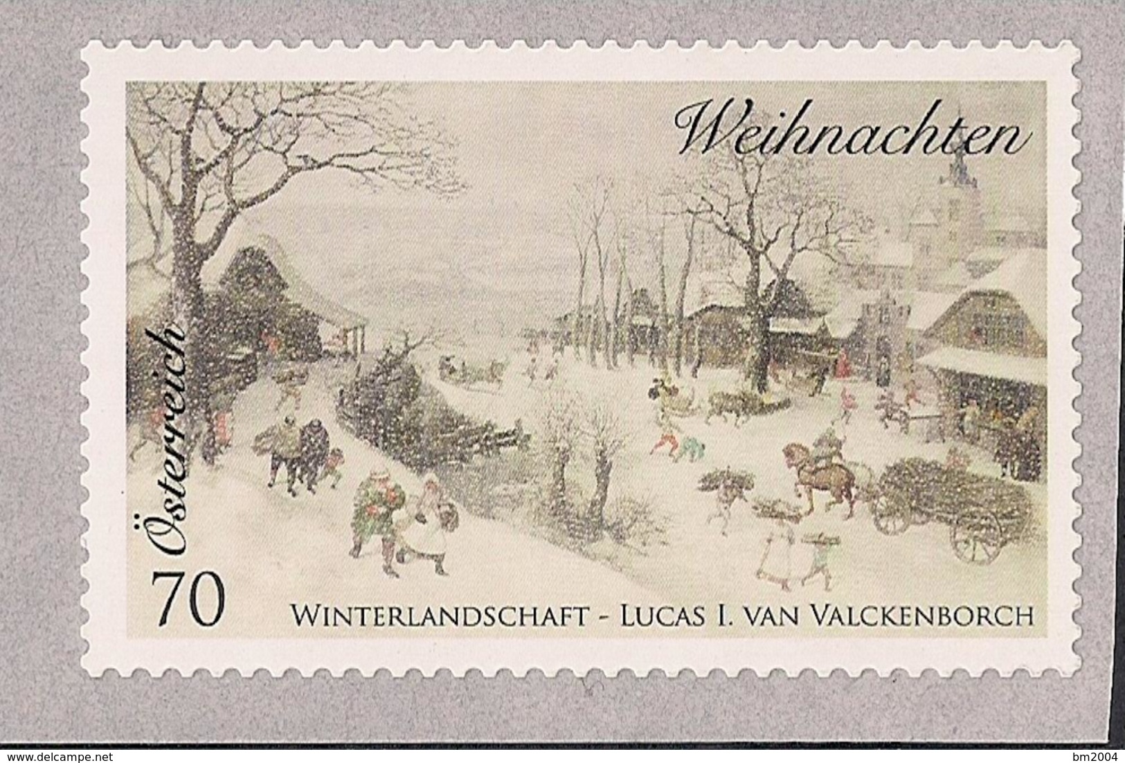 2014 Austria Mi. 3173 **MNH .Weihnachten NOEL  Rollenmarke Selbstklebend - Nuovi