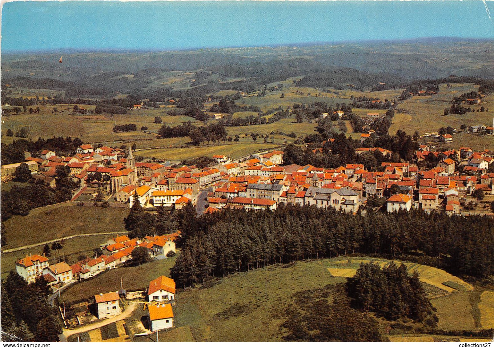 43-MONTFAUCON-EN-VELAY-VUE GENERALE AERIENNE - Montfaucon En Velay