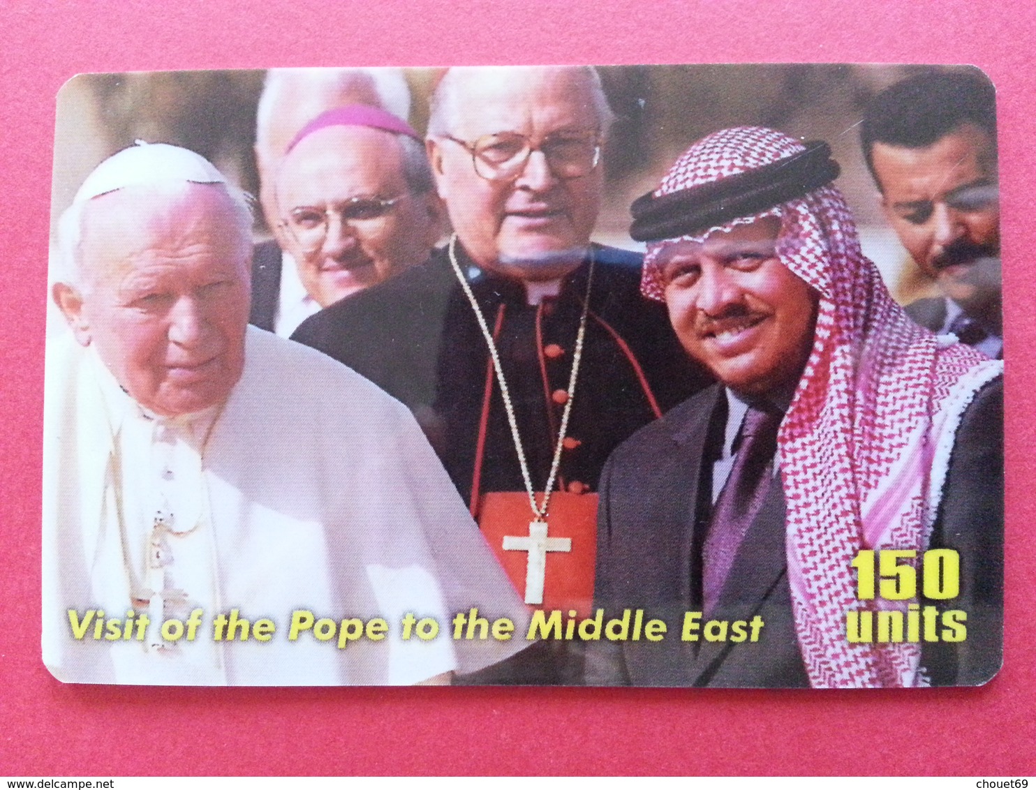 Pope Jean Paul II In The Middle East John Paul PApa Pape Papst 150u Yellow MINT - Personen