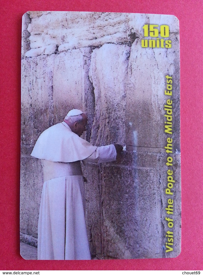 Pope Jean Paul II In The Middle East John Paul PApa Pape Papst 150u Yellow MINT - Personnages