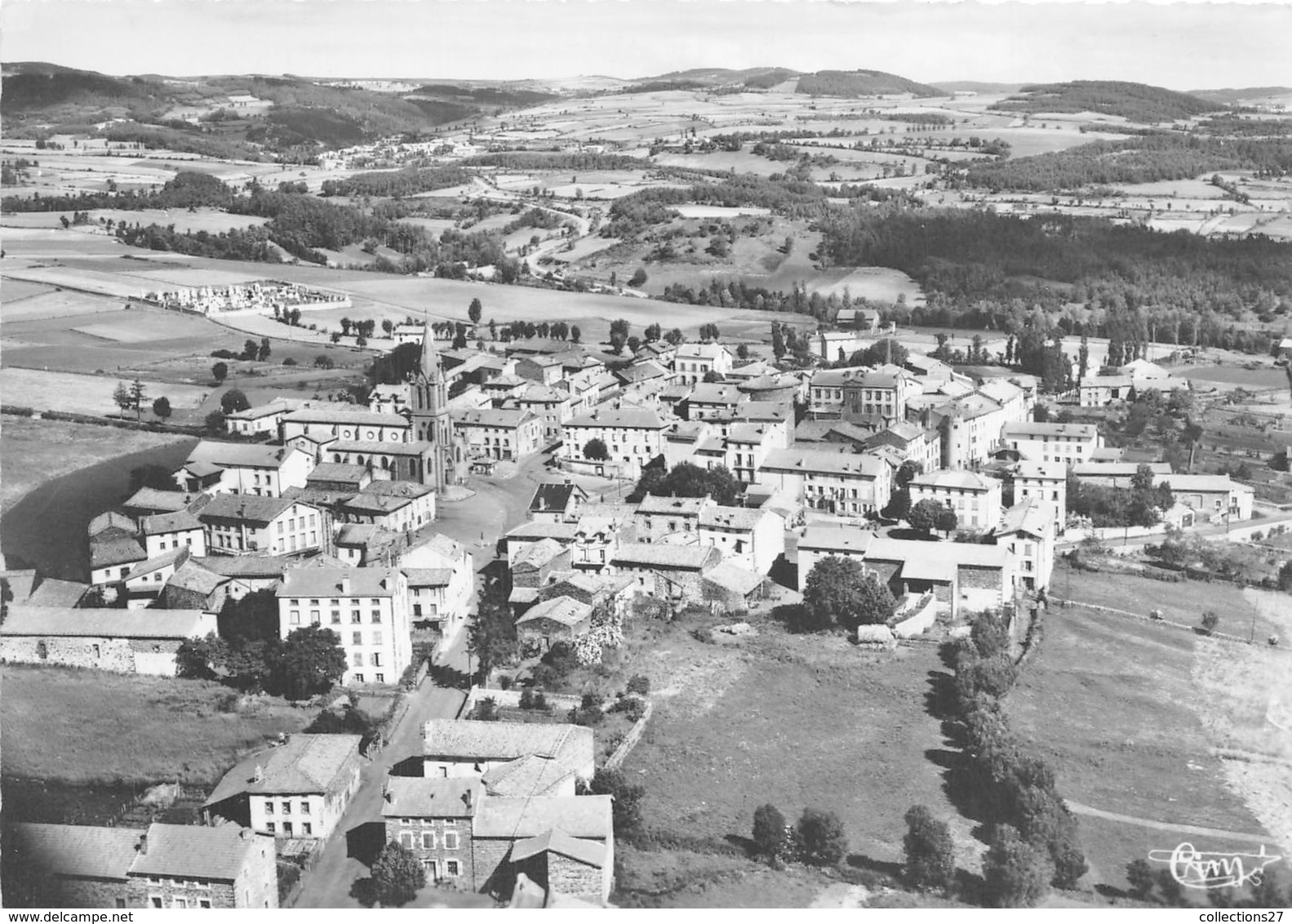 43-LOUDES-VUE GENERALE AERIENNE - Loudes