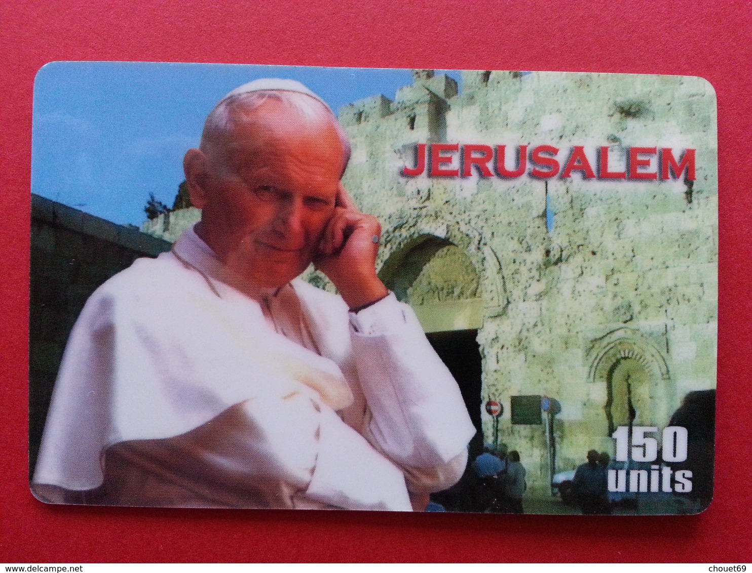 Pope Jean Paul II In The Middle East John Paul PApa Pape Papst JERUSALEM 2 Used - Characters