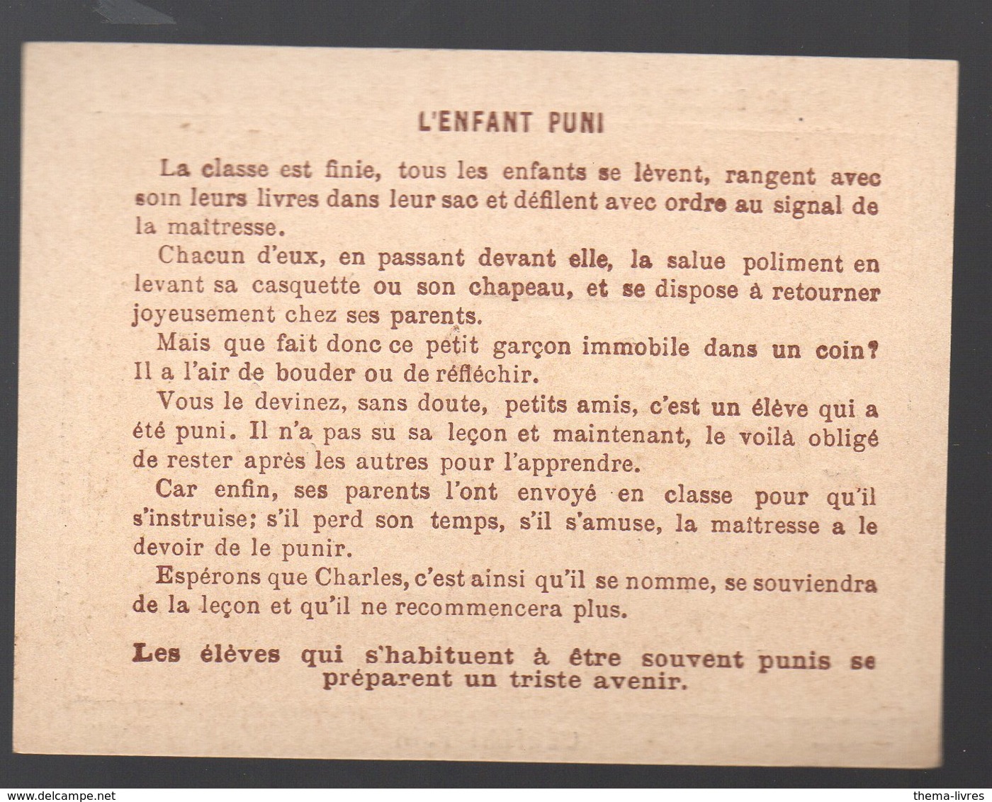 Bons Points Du Jeune âge (coll Marie Bellier) 2e Série: LE GATEAU DES ROIS  (PPP17372) - Autres & Non Classés