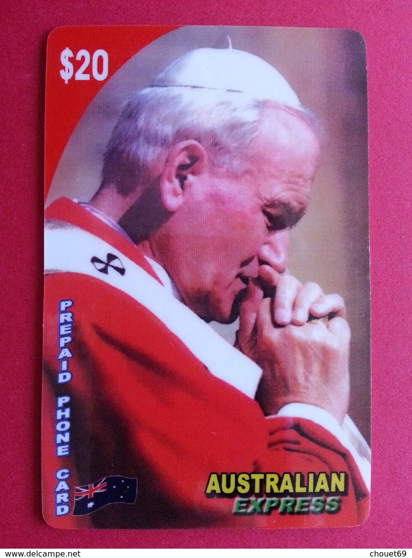 Pope Jean Paul II AUSTRALIAN EXPRESS John Paul PApa Pape Papst - Personnages