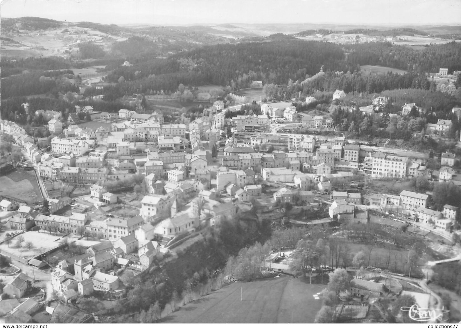 43-LE-CHAMPON-SUR-LIGNON -VUE PANORAMIQUE AERIENNE - LES CEVENNES - Le Chambon-sur-Lignon