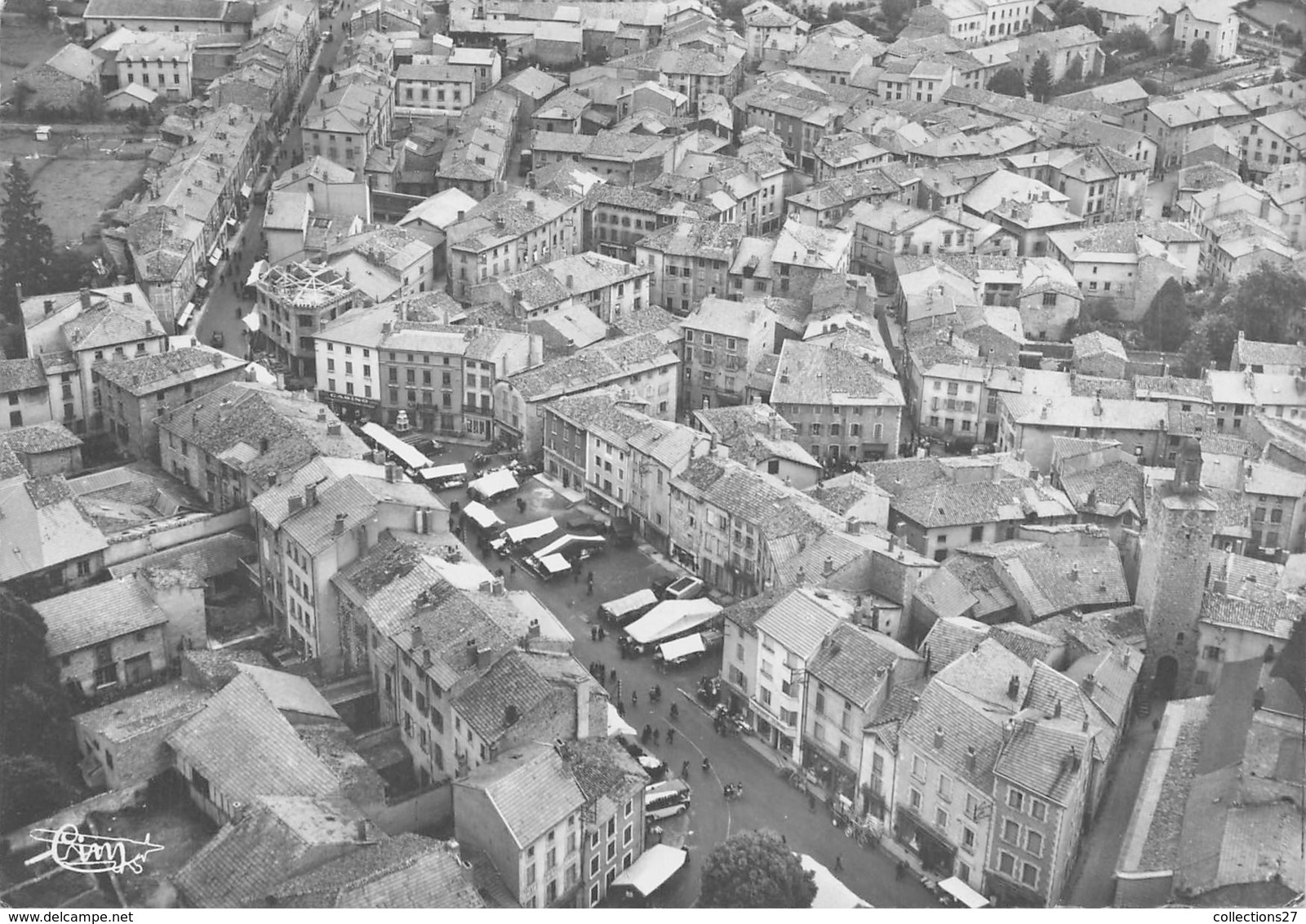 43-CRAPONNE-SUR-ARZON- VUE AERIENNE GENERALE - Craponne Sur Arzon