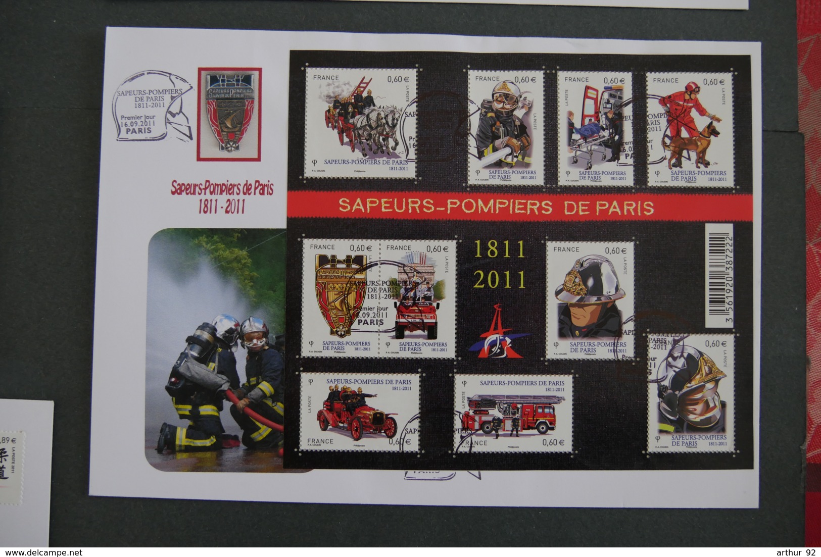 FRANCE - 2011 - PJ F4582 - SAPEURS POMPIERS DE PARIS - 2010-2019