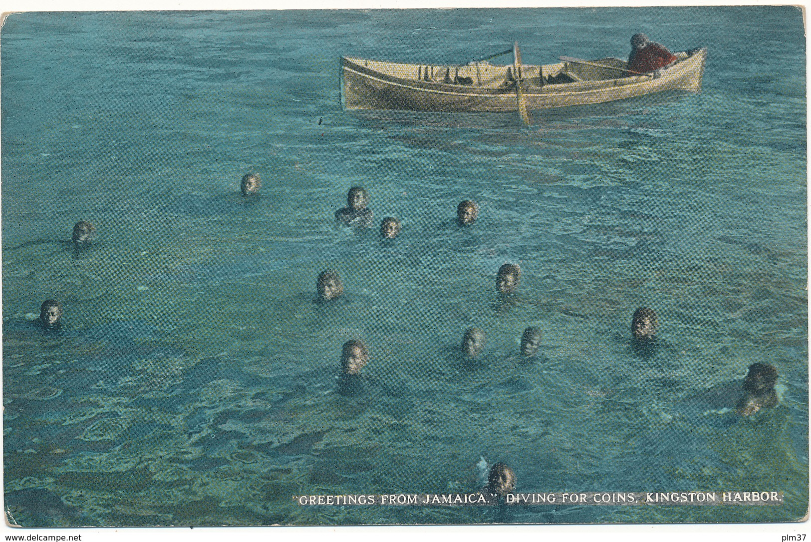 JAMAICA - Diving For Coins, Kingston Harbor - Bain - Jamaica