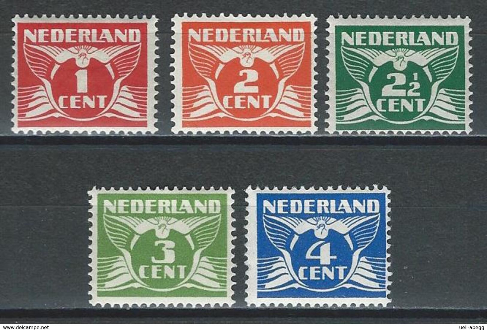 Niederlande NVPH 144-48, Mi 146-50A * MH - Unused Stamps