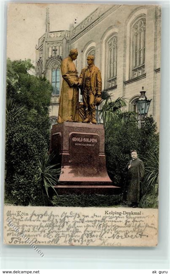 39184933 - Kolping Denkmal In Koeln AK - Monumenti