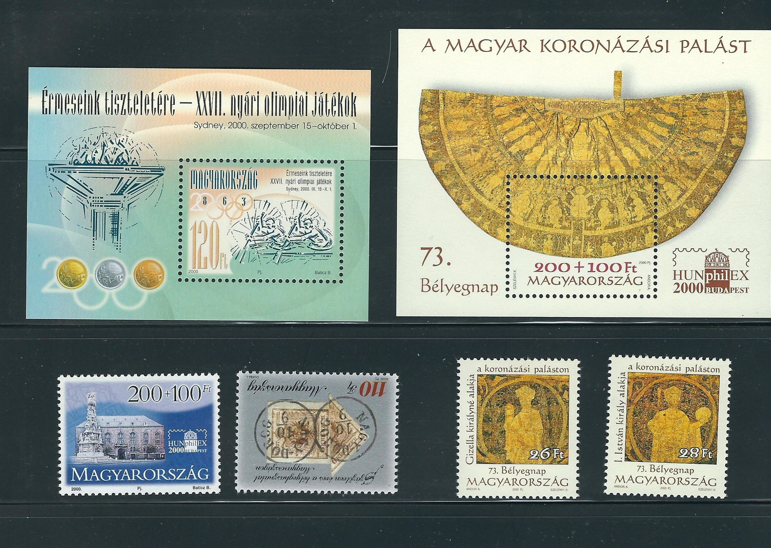 HUNGARY, 2000 LOT OF STAMPS MNH/PHILATELY/PHILATELIC EVENTS - Nuevos