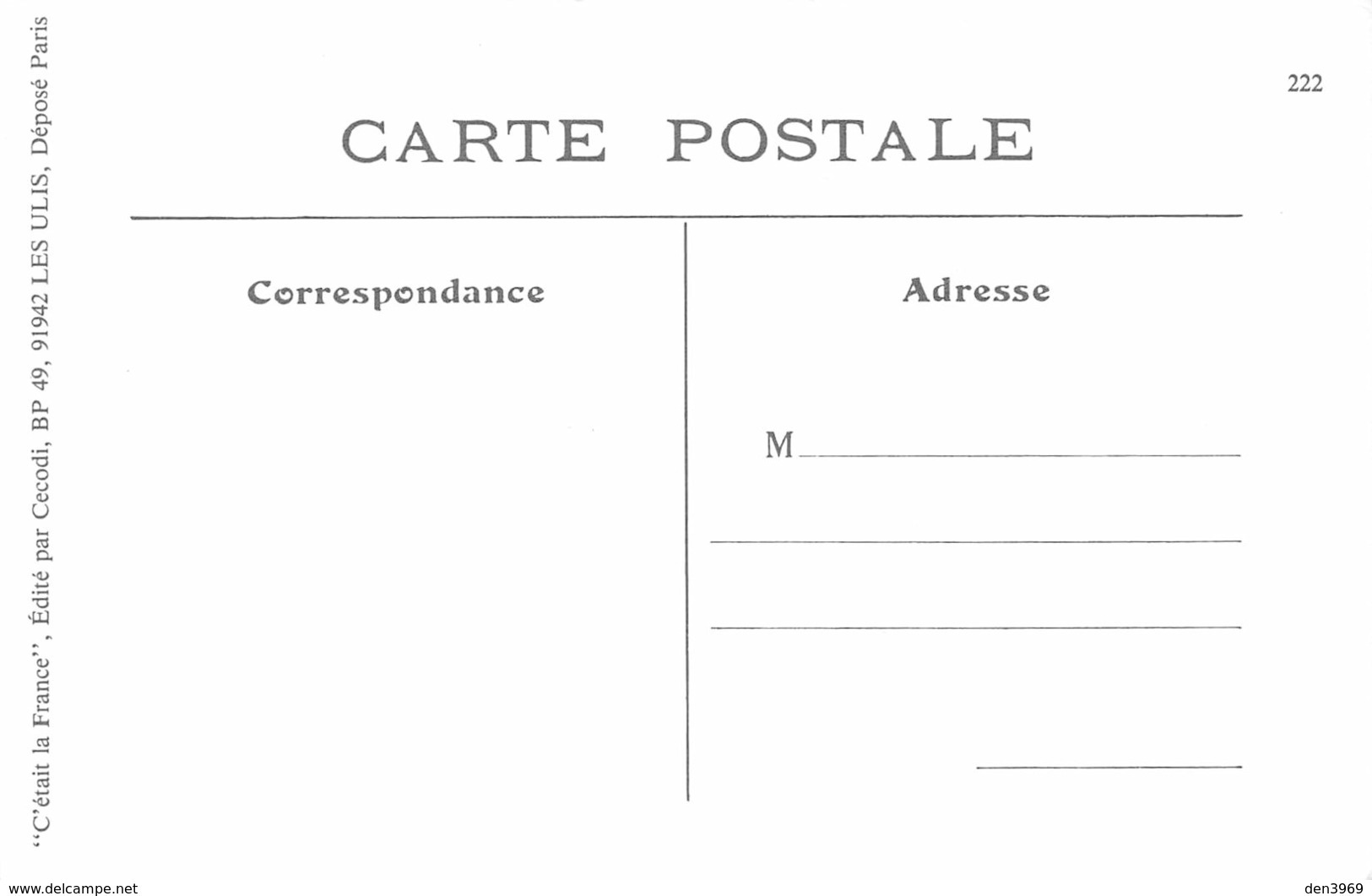 En Sologne - Cabane De Bûcherons - Cecodi N'222 - Autres & Non Classés