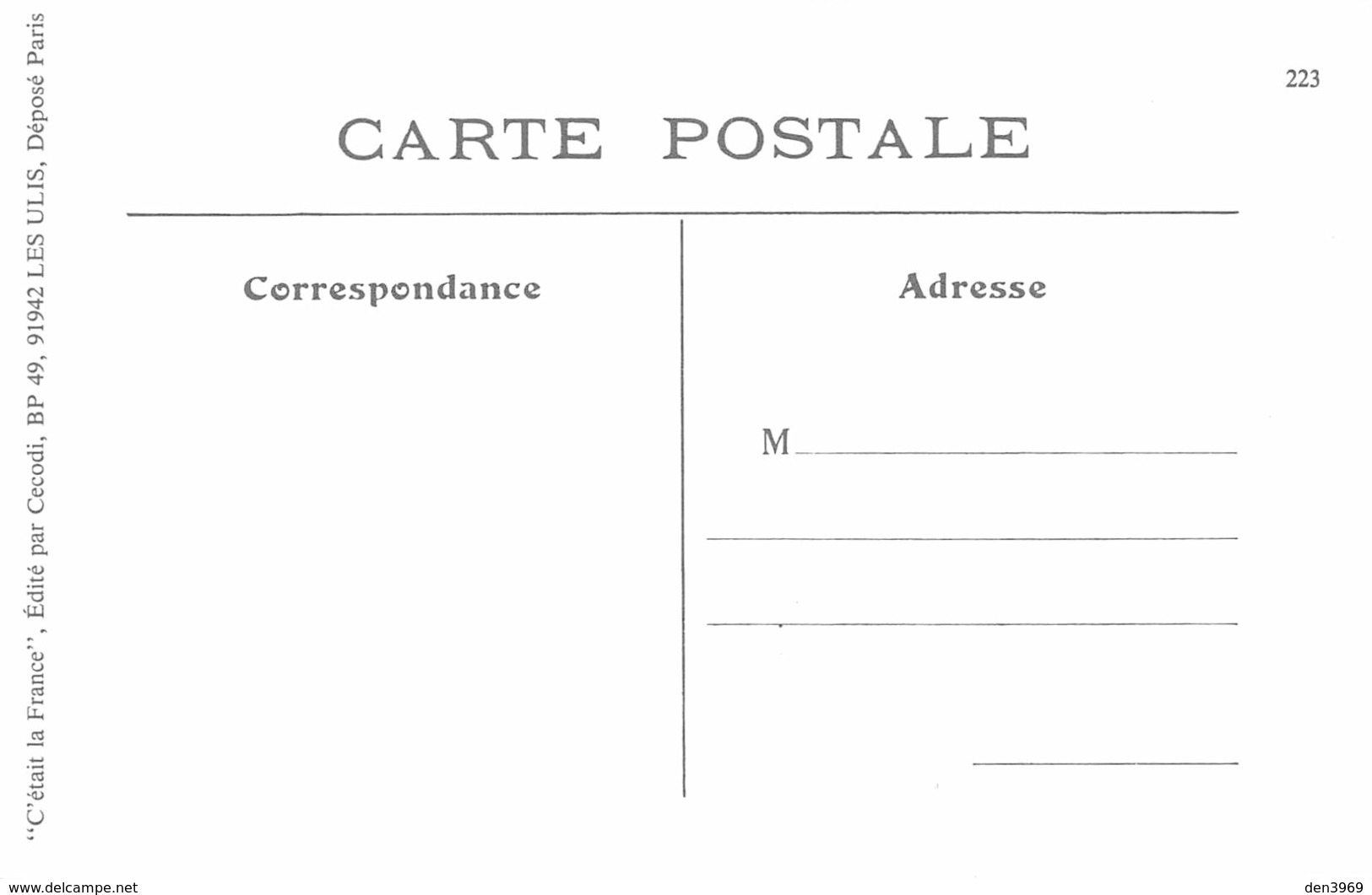 Forêt De Montargis - Hutte De Charbonnier - Cecodi N'223 - Montargis