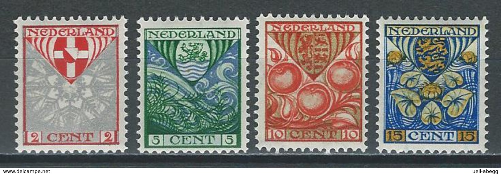 Niederlande NVPH 199-202, Mi 192-95A  * MH - Unused Stamps