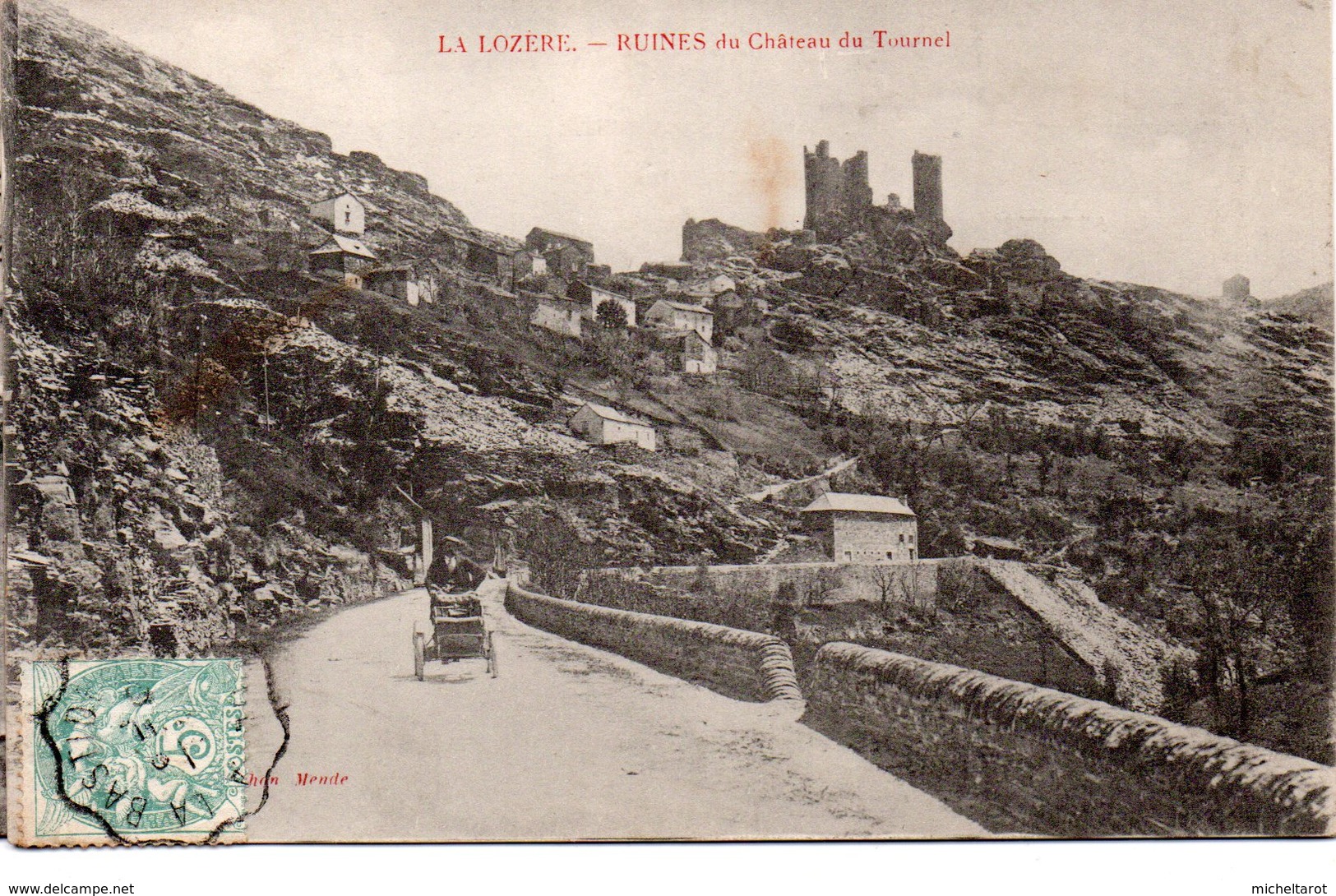 Lozère : Ruines Du Chateaudu Tournel - Other & Unclassified