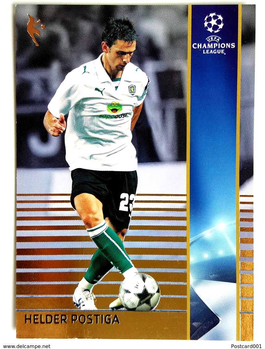 Helder Postiga (Portugal) Team Sporting (Portugal) - Official Trading Card Champions League 2008-2009, Panini Italy - Singles (Semplici)