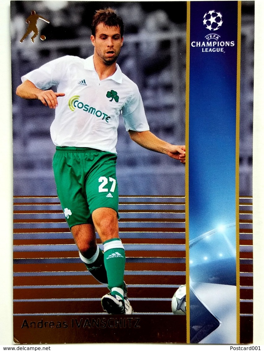 Andreas Ivanschitz (Austria) Team Panathinaikos (GRE) - Official Trading Card Champions League 2008-2009, Panini Italy - Singles