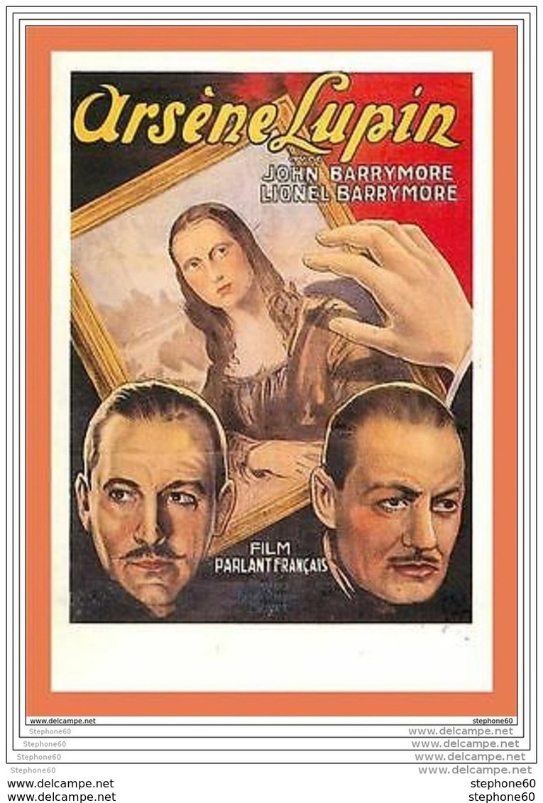 A194/593 ARSENE LUPIN - Affiche Film - John Barrymore - Lionel Barrymore - Autres & Non Classés