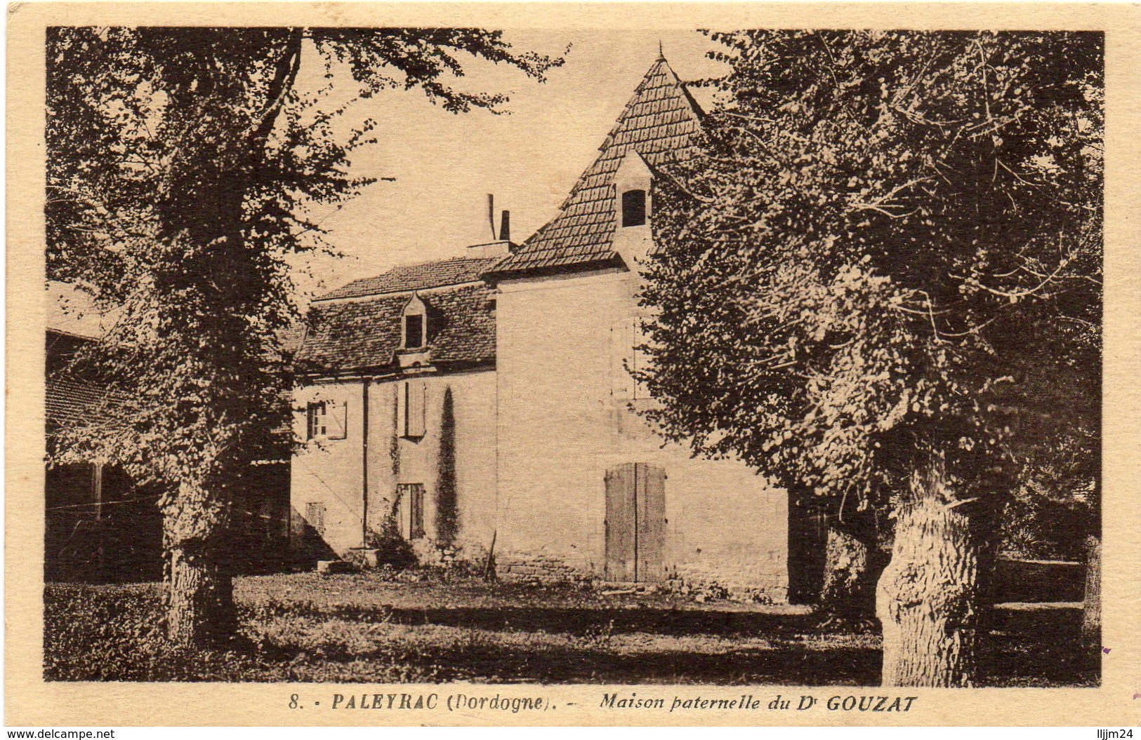 -24-LE BUISSON DE CADOIN - PALEYRAC - 1947- Maison Paternelle Du Dr GOUZAT - Autres & Non Classés