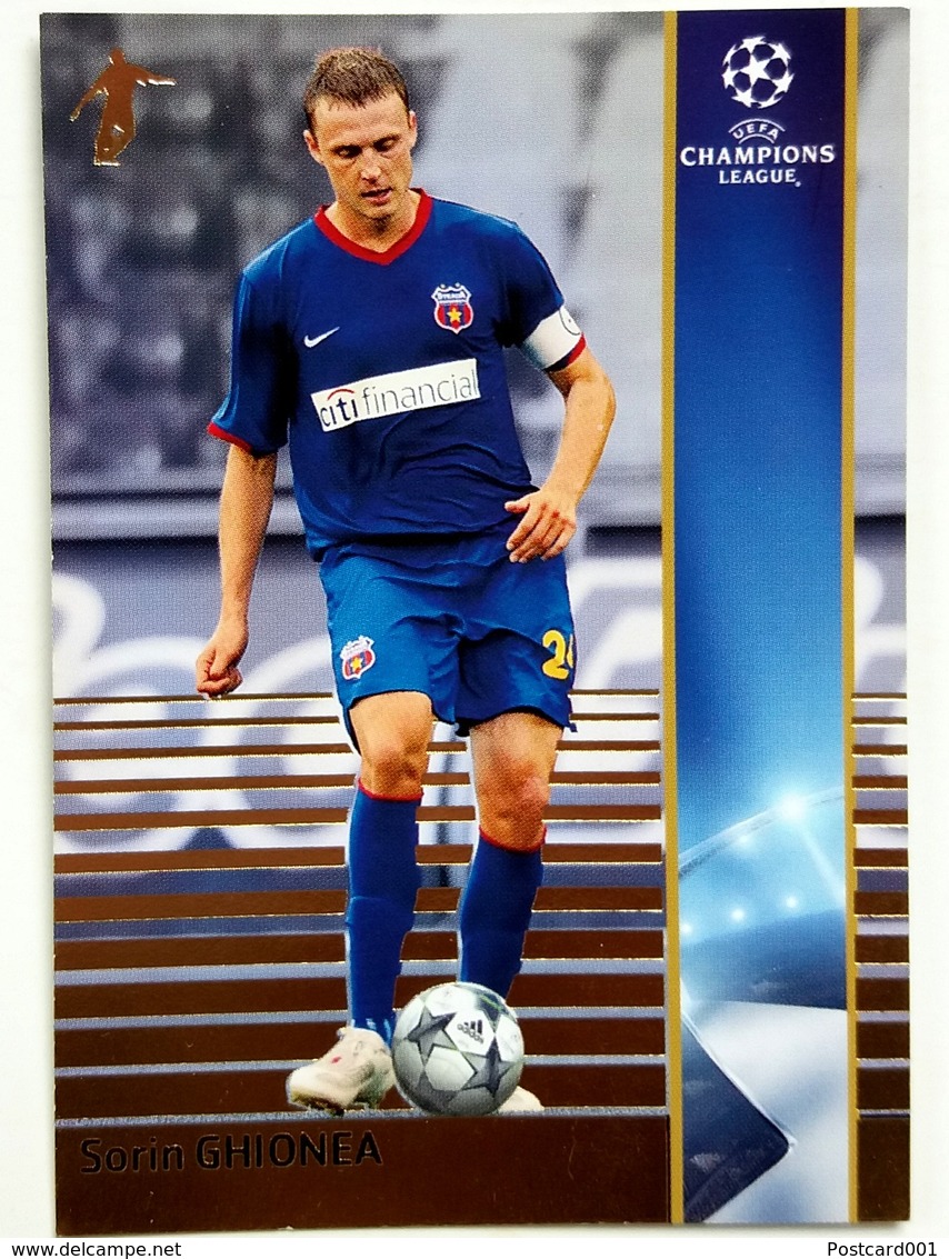 Sorin Ghionea (Romania) Team Steaua (ROU) - Official Trading Card Champions League 2008-2009, Panini Italy - Einfach