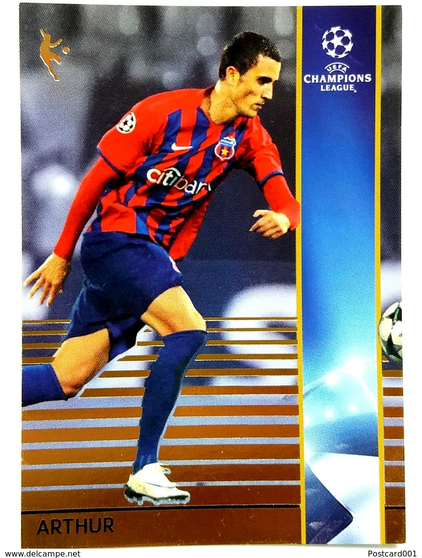 Arthur Bernhardt (Brasil) Team Steaua (ROU) - Official Trading Card Champions League 2008-2009, Panini Italy - Singles (Simples)