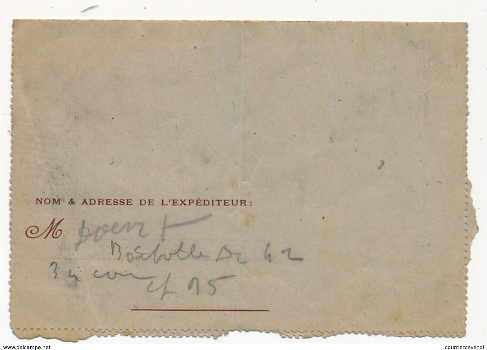 Franchise Militaire - Carte-lettre De L'Espérance - Simili Joffre - Nos Alliés Les Belges / Cachet Adm Dépot 42eme Div - Briefe U. Dokumente