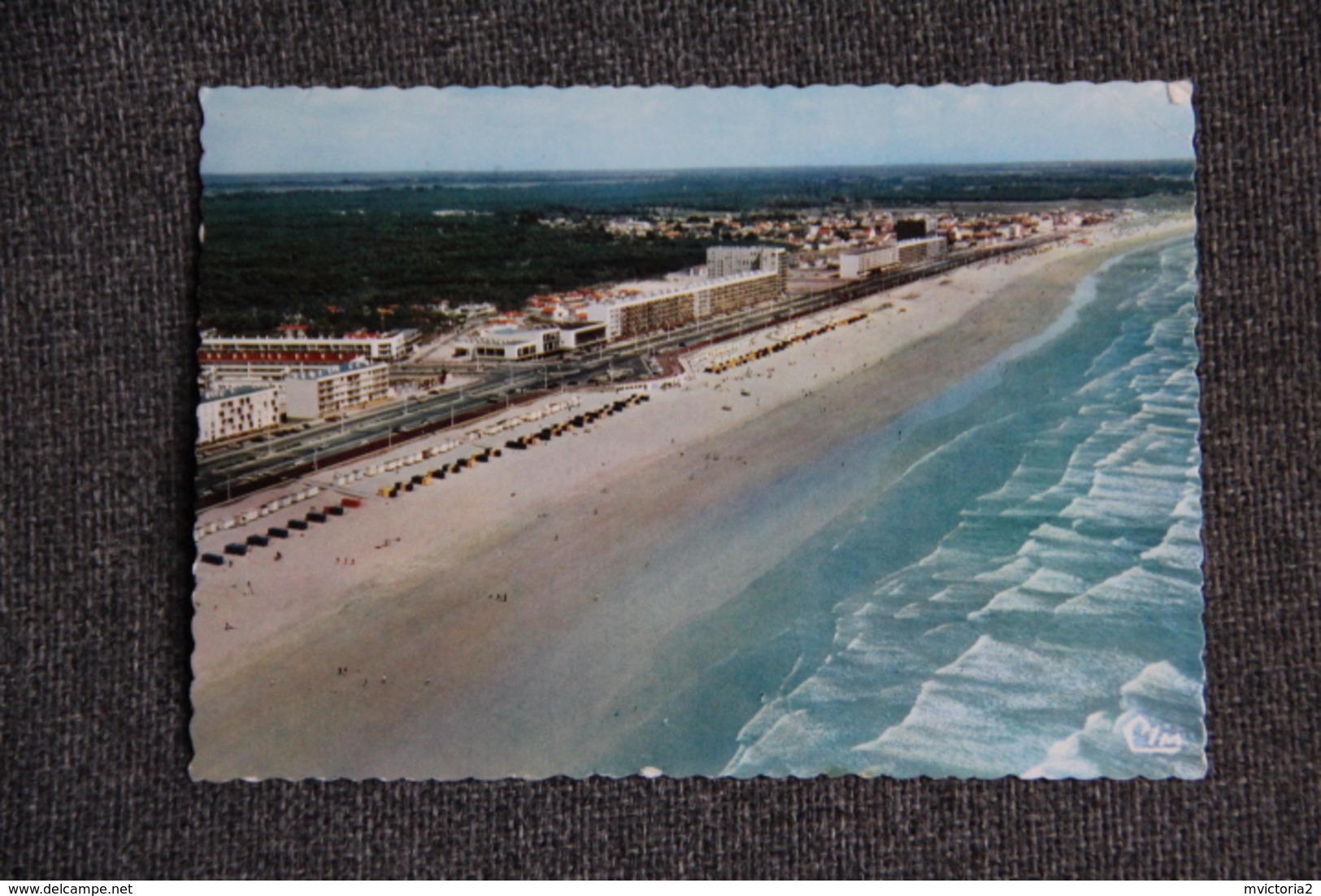 Saint Jean De Monts - Vue Générale Aérienne De La Plage ( Belle Flamme) - Saint Jean De Monts