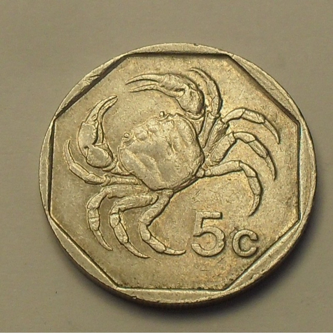 1991 - Malte - Malta - 5 CENTS - KM 95 - Malta