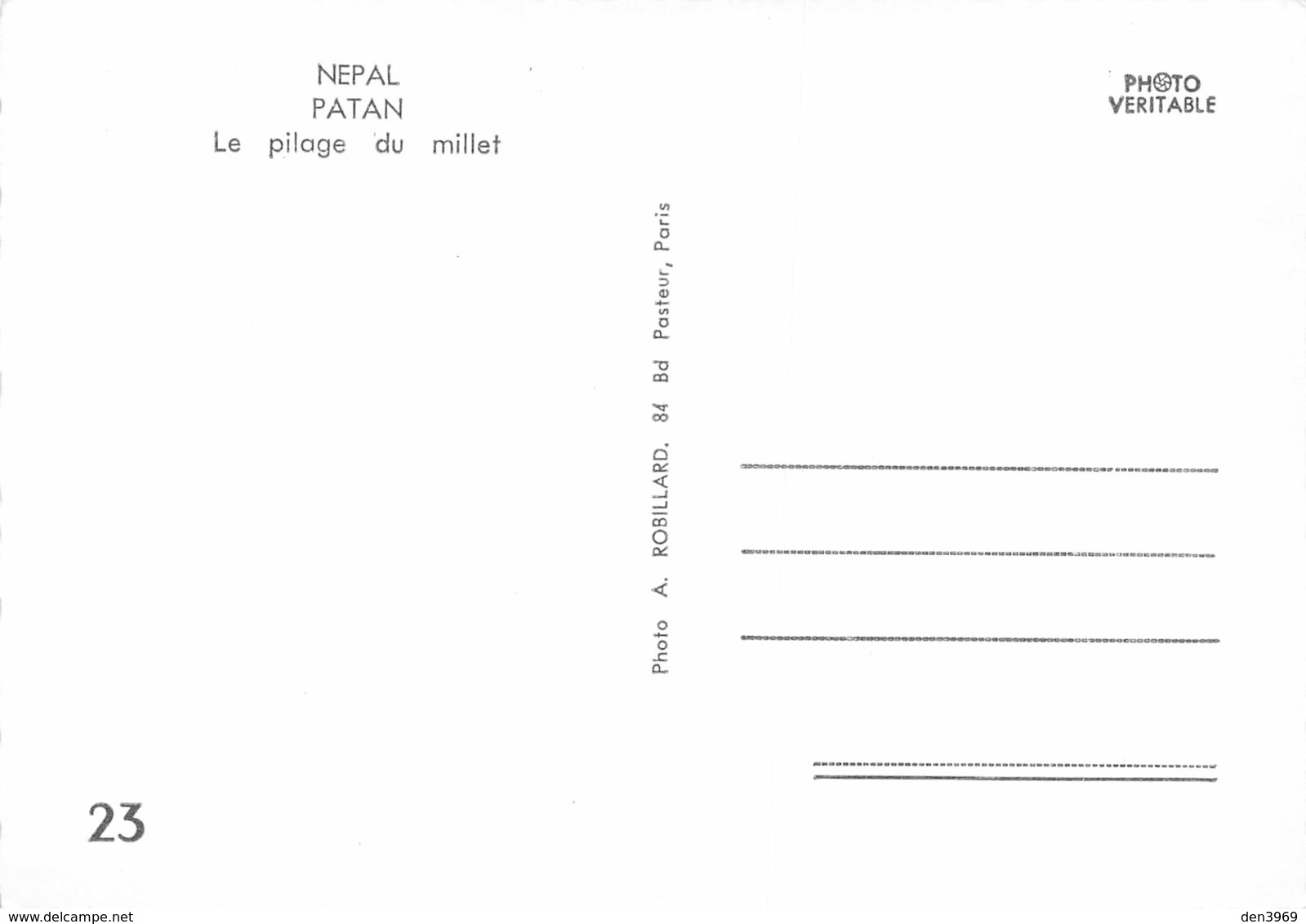 Népal - PATAN - Le Pilage Du Millet - Népal