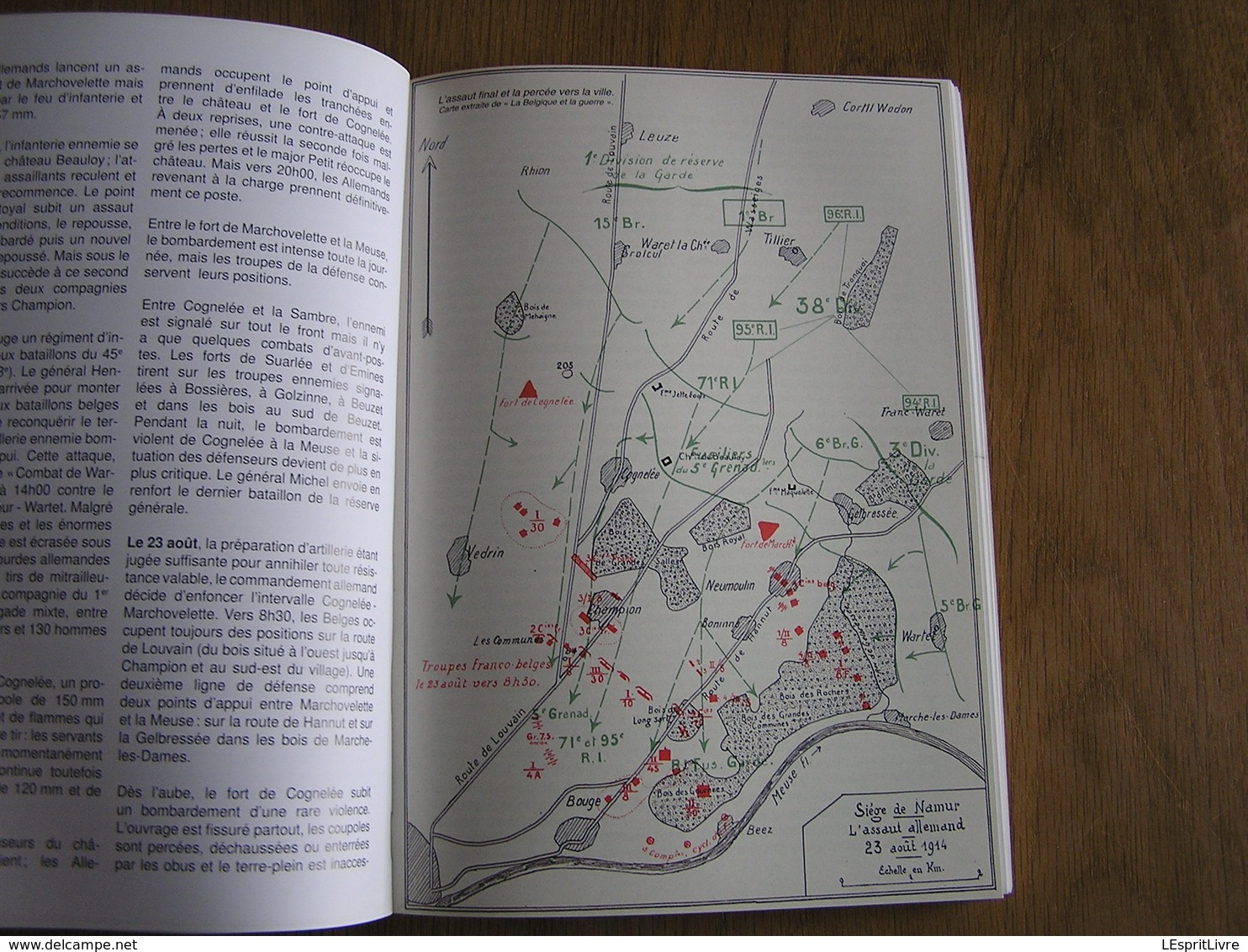 NAMUR Face aux Grosses Bertha Août 1914 Régionalisme Guerre 14 18 Siège Posisition Fortifiée Forts Invasion Allemande