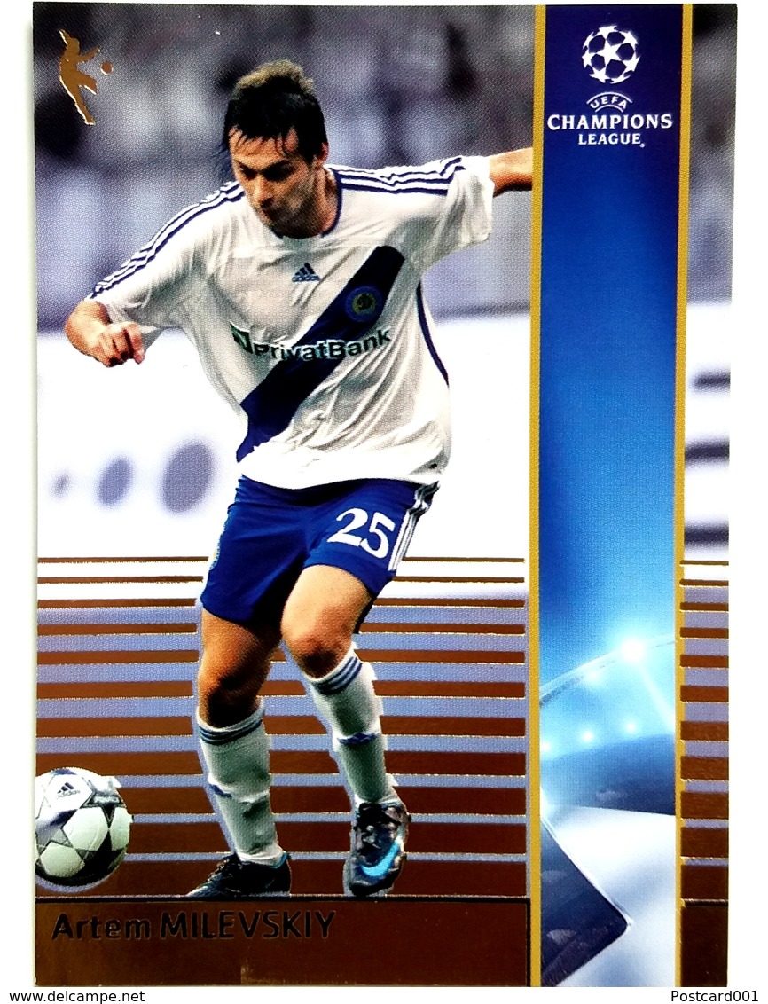 Artem Milevskiy (BLR) Team Dynamo Kiev (UKR) - Official Trading Card Champions League 2008-2009, Panini Italy - Singles (Semplici)