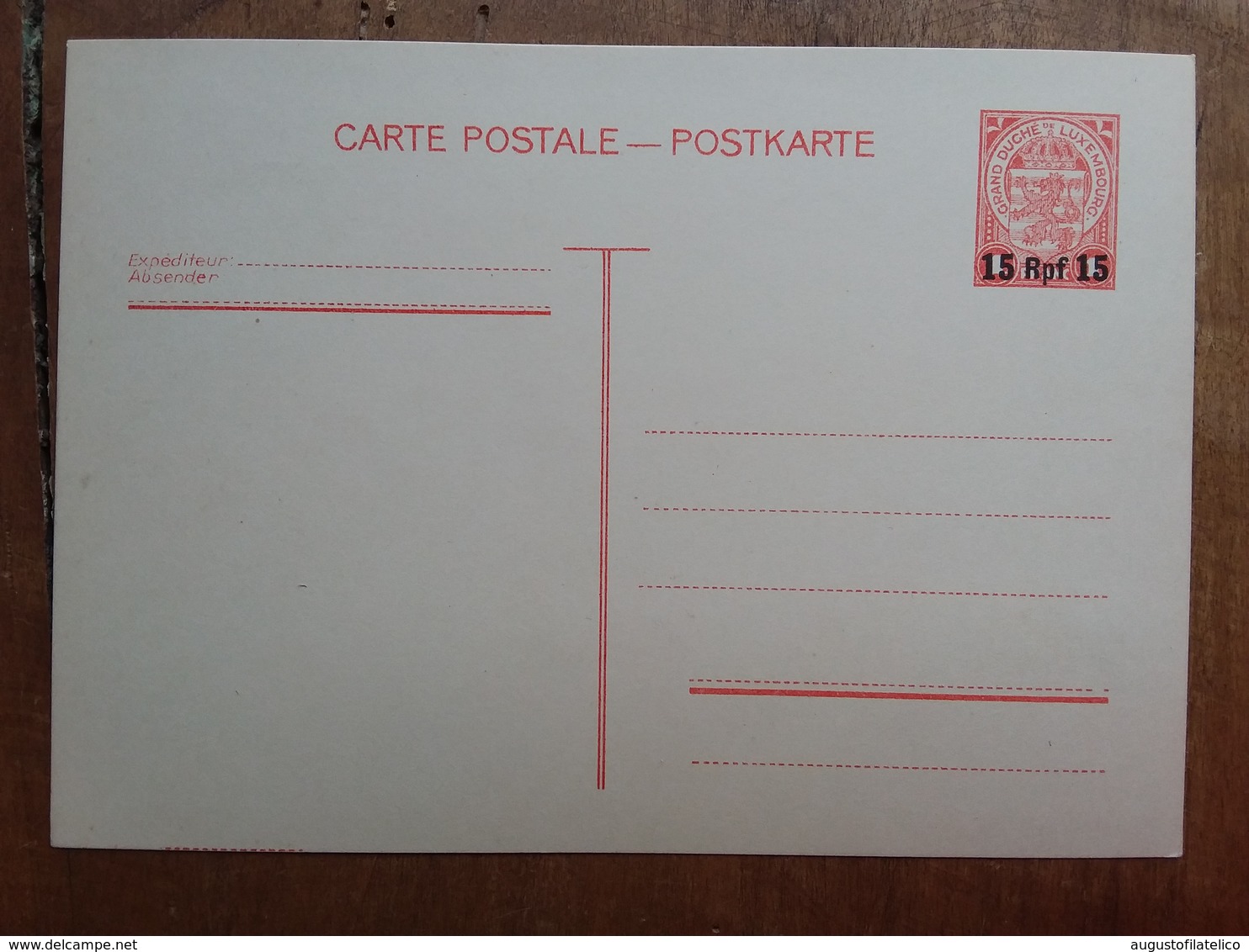 OCCUPAZIONI TEDESCHE 1940 - Cartolina Postale Da 15 Rpf. Nuova + Spese Postali - OC38/54 Occupazione Belga In Germania