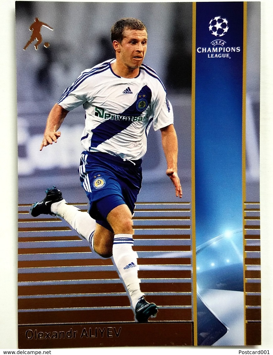 Olexandr Aliyev (RUS) Team Dynamo Kiev (UKR) - Official Trading Card Champions League 2008-2009, Panini Italy - Singles (Semplici)