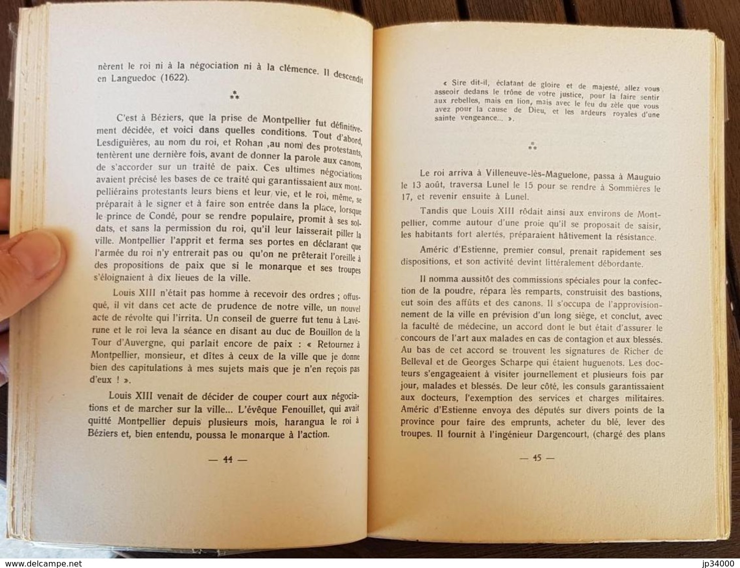 LES GRANDES HEURES DU PROTESTANTISME A MONTPELLIER De Jean BOSC.  Ouvrage Orné De 11 Gravures.  FRAIS DE PORT INCLUS - Languedoc-Roussillon