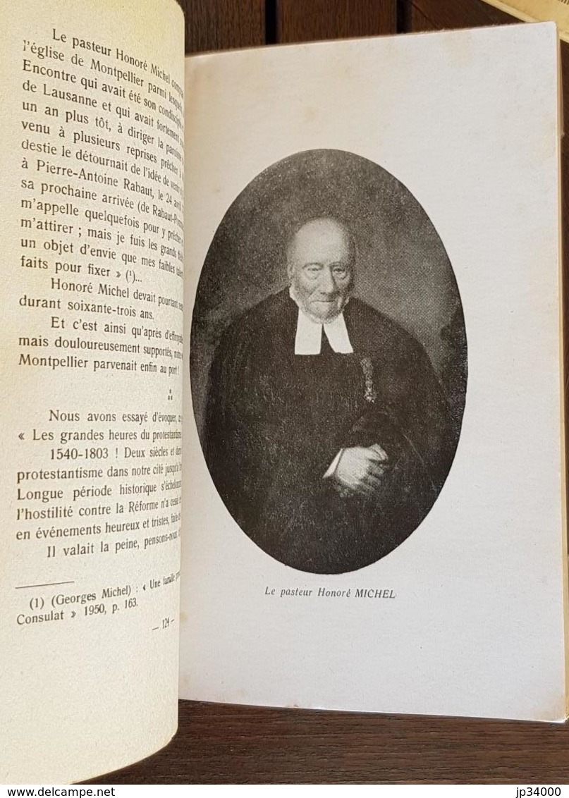 LES GRANDES HEURES DU PROTESTANTISME A MONTPELLIER de Jean BOSC.  Ouvrage orné de 11 gravures.  FRAIS DE PORT INCLUS