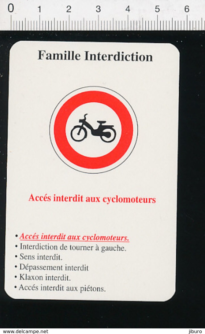 Accès Interdit Aux Cyclomoteurs Vélomoteur ???? Cyclomoteur Mobilette Mob Genre Peugeot 103 ???   // IM 51/15 - Autres & Non Classés