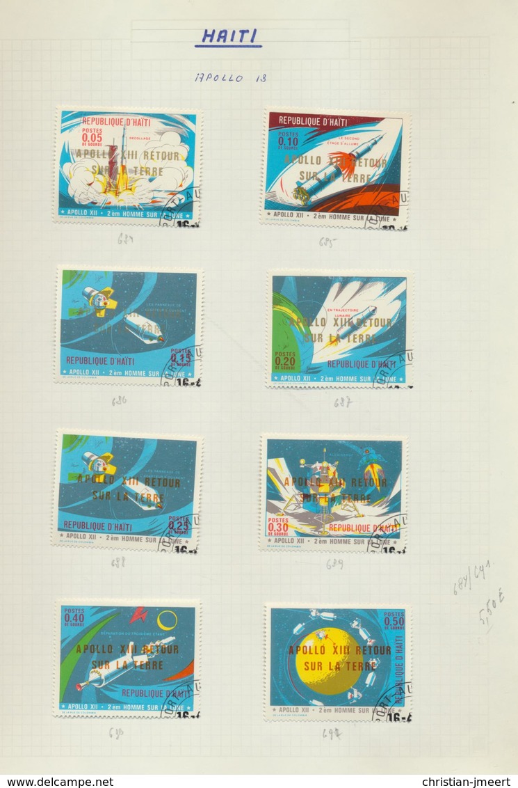 Espace - Ruimtevaart  Collection Pays Divers  Oblitérés/MH X -voir Detail - Collections
