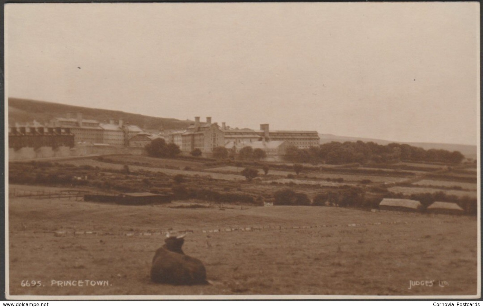 Princetown, Dartmoor, Devon, 1922 - Judges RP Postcard - Dartmoor