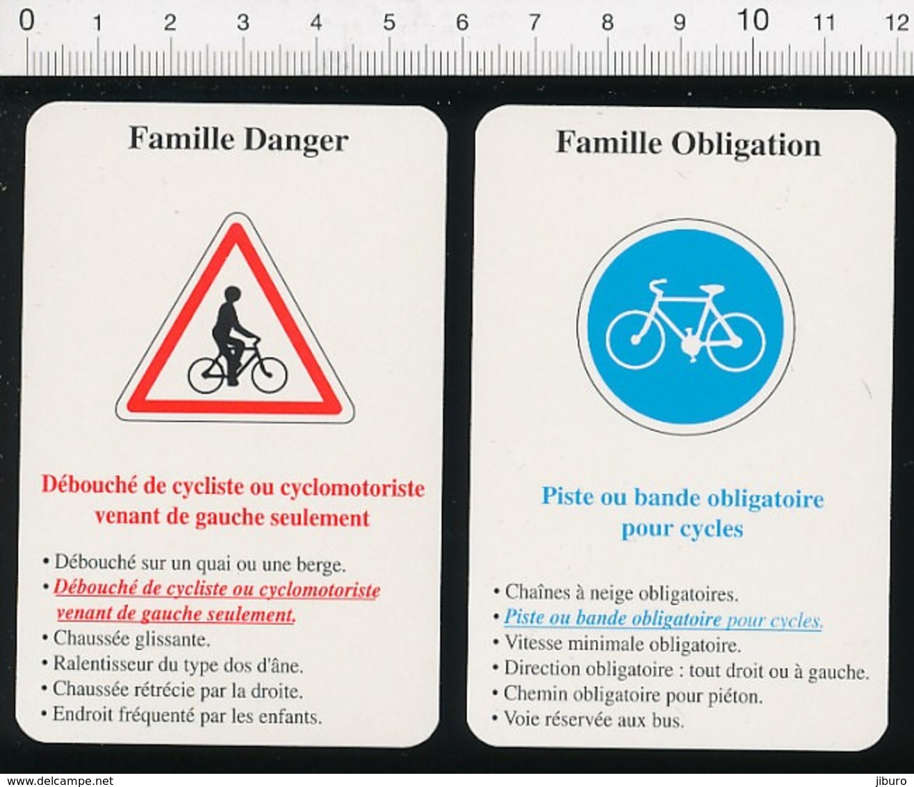 Piste Cyclable Et Débouché De Cycliste Humour Vélo Sur La Route // IM 51/15 - Autres & Non Classés